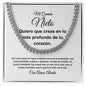 Mi Querido Nieto - Ganas O Aprendes - Cuban Link Chain