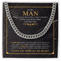 To My Man - I Love You More - Cuban Link Chain