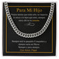 Para Mi Hijo - Siempre Y Para Siempre - Cuban Link Chain