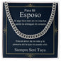 Para Mi Esposo - Amor De Mi Vida - Cuban Link Chain