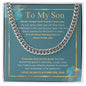 To My Son - Do Your Best - Cuban Link Chain