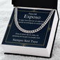 Para Mi Esposo - Amor De Mi Vida - Cuban Link Chain