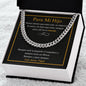 Para Mi Hijo - Siempre Y Para Siempre - Cuban Link Chain
