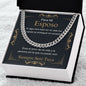 Para Mi Esposo - Amor De Mi Vida - Cuban Link Chain