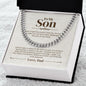 To My Son - Do Your Best - Cuban Link Chain
