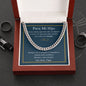 Para Mi Hijo - Siempre Y Para Siempre - Cuban Link Chain