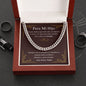 Para Mi Hijo - Siempre Y Para Siempre - Cuban Link Chain