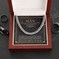 To My Man - I Love You More - Cuban Link Chain