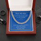 Para Mi Hijo - Siempre Y Para Siempre - Cuban Link Chain