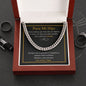 Para Mi Hijo - Siempre Y Para Siempre - Cuban Link Chain