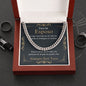 Para Mi Esposo - Amor De Mi Vida - Cuban Link Chain