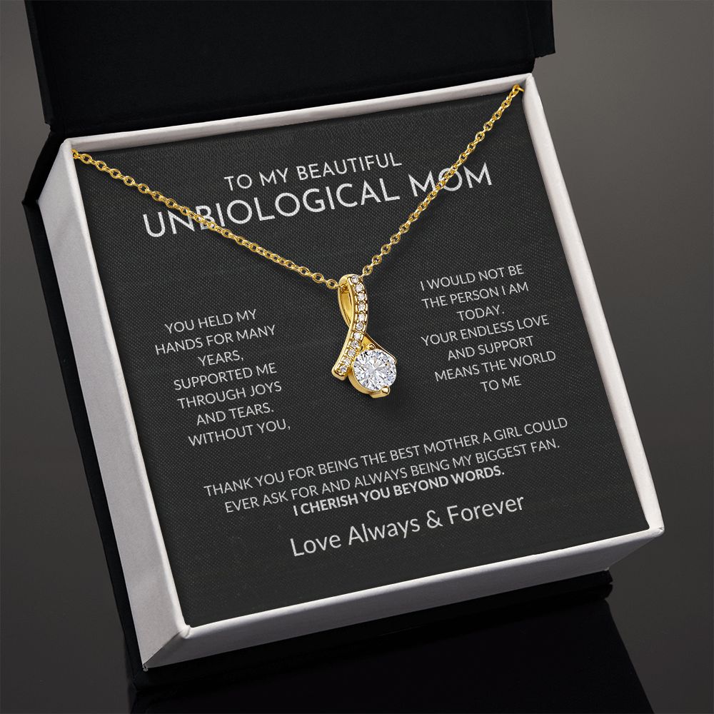 Unbiological Mom - Beyond Words - Alluring Beauty Necklace