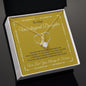 To Our Unbiological Daughter - A Precious Flower - Alluring Beauty Necklace