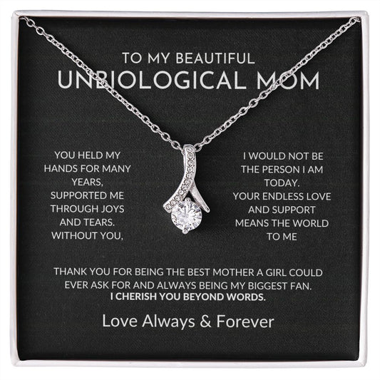Unbiological Mom - Beyond Words - Alluring Beauty Necklace