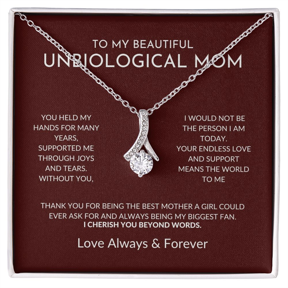 Unbiological Mom - Beyond Words - Alluring Beauty Necklace
