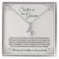 Sister Of The Groom - Thank You - Alluring Beauty Necklace