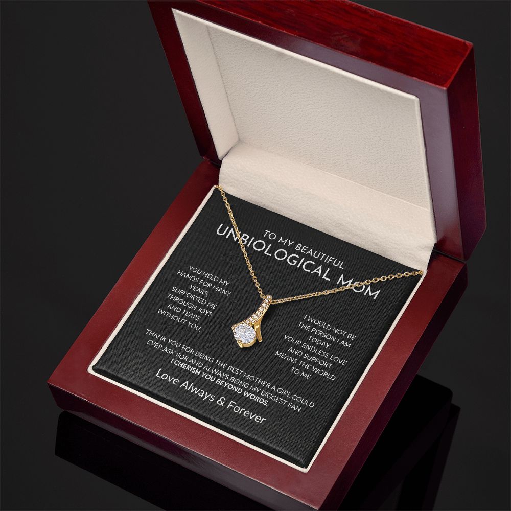 Unbiological Mom - Beyond Words - Alluring Beauty Necklace