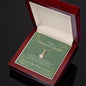 To Our Unbiological Daughter - A Precious Flower - Alluring Beauty Necklace