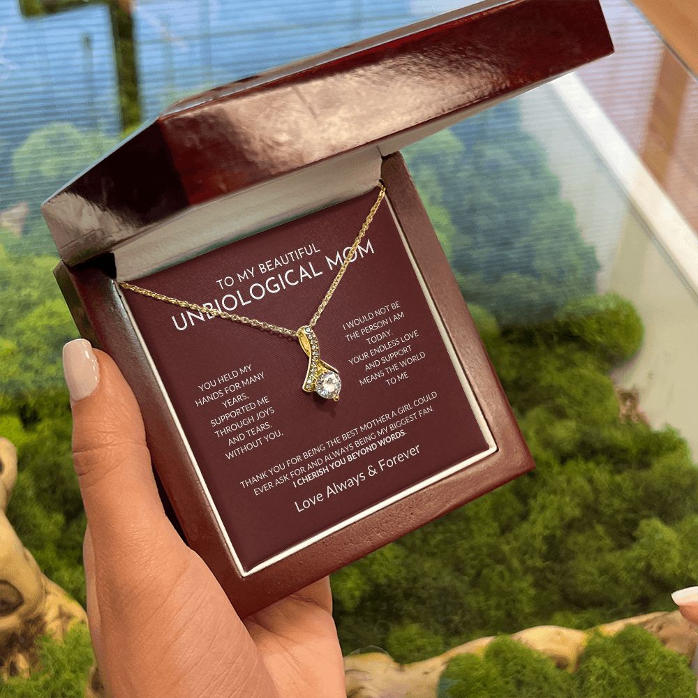 Unbiological Mom - Beyond Words - Alluring Beauty Necklace