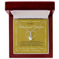 To Our Unbiological Daughter - A Precious Flower - Alluring Beauty Necklace