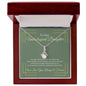 To Our Unbiological Daughter - A Precious Flower - Alluring Beauty Necklace