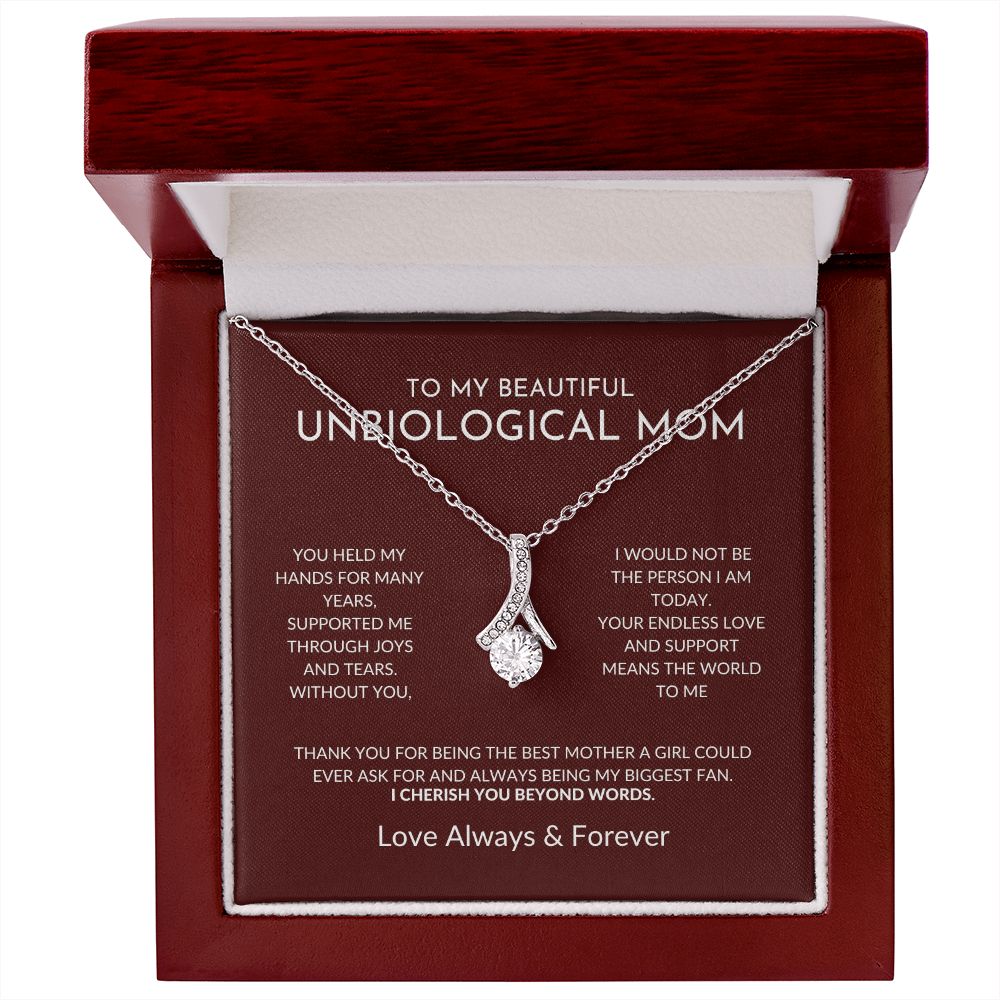 Unbiological Mom - Beyond Words - Alluring Beauty Necklace