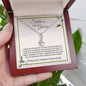 Sister Of The Groom - Thank You - Alluring Beauty Necklace