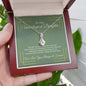To Our Unbiological Daughter - A Precious Flower - Alluring Beauty Necklace