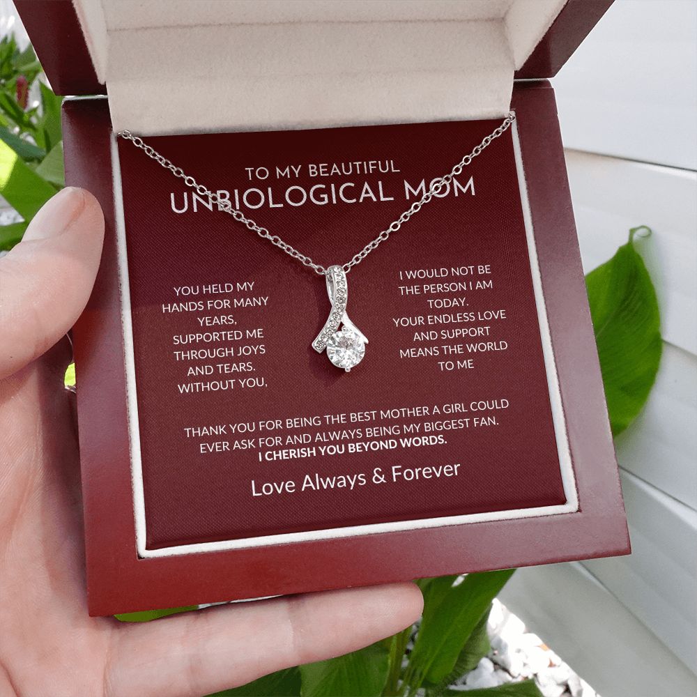 Unbiological Mom - Beyond Words - Alluring Beauty Necklace