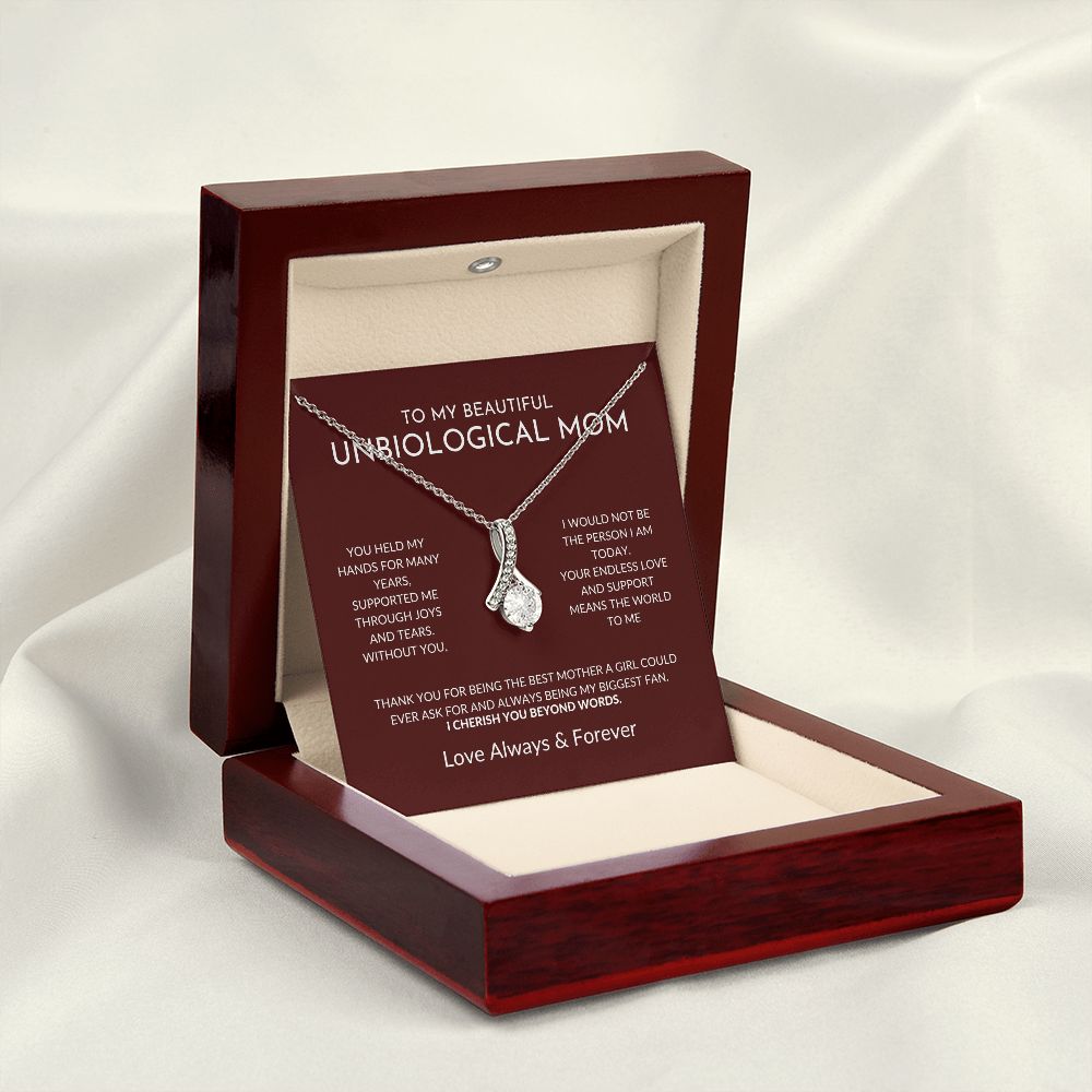 Unbiological Mom - Beyond Words - Alluring Beauty Necklace