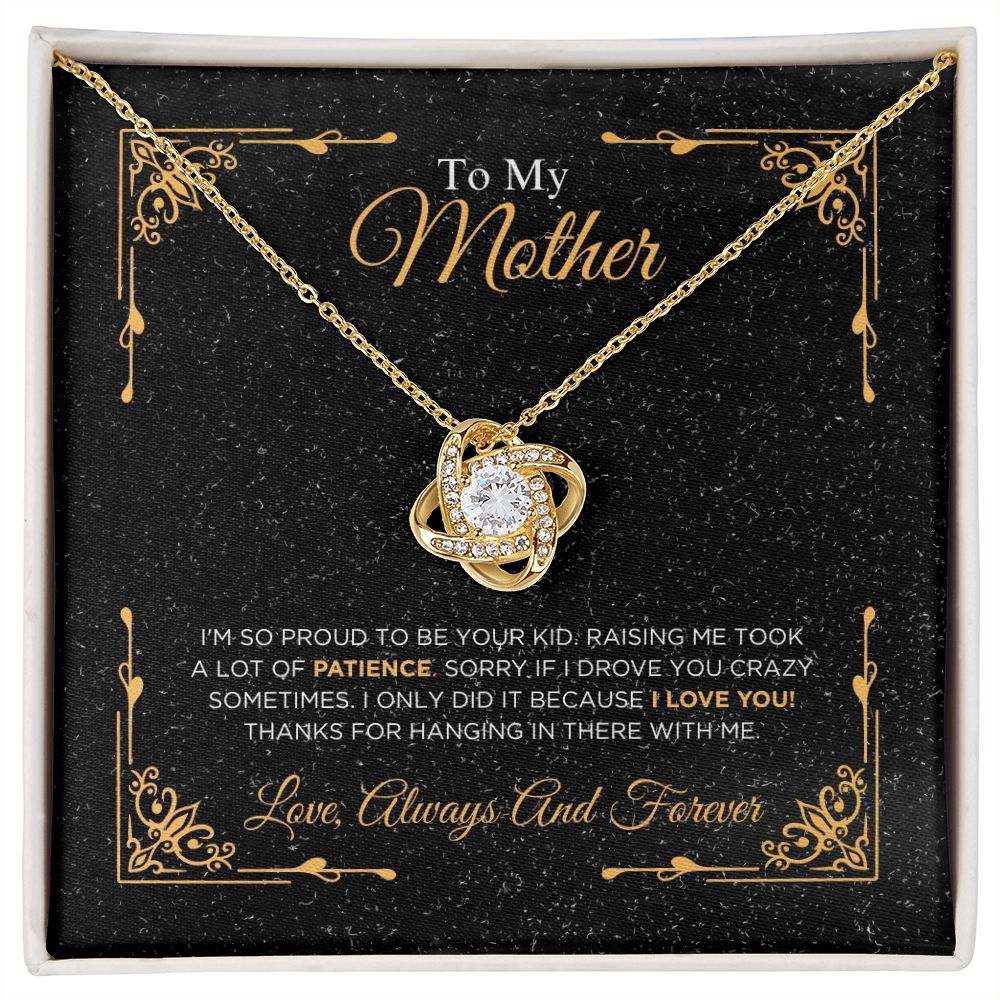 Mom-Love Knot Necklace