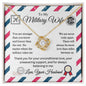 Military Wife - More Love Than Miles - Love Knot Necklace