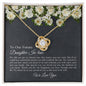To Our Future Daughter-In-Law - The One - Love Knot Necklace
