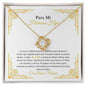 Para Mi Hermosa Hija - Sentir Mi Amor - Love Knot Necklace