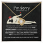 I'm Sorry - Love Knot Necklace