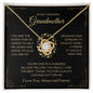 To My Amazing Grandmother - The Best - Love Knot Necklace