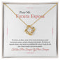 Para Mi Futura Esposa - Lo Mejor Que - Love Knot Necklace
