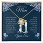 To My Loving Mom - I Owe Everything - Love Knot Necklace