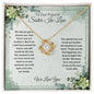 To Our Future Sister-In-Law - We Love You - Love Knot Necklace