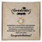 Graduate - Congratulations - Love Knot Necklace