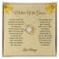 Mother Of The Groom - Thank You - Love Knot Necklace