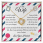 To My Wife - My Last - Love Knot Necklace
