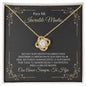 Para Mi Increible Madre - Love Knot Necklace