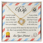 To My Wife - My Last - Love Knot Necklace