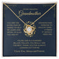 To My Amazing Grandmother - The Best - Love Knot Necklace