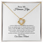 Para Mi Hermosa Hija - Sentir Mi Amor - Love Knot Necklace