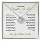To My Dear Daughter-In-Law - The Best Thing - Love Knot Necklace