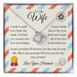 To My Wife - My Last - Love Knot Necklace