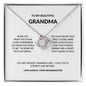 To My Beautiful Grandma - Eternity And Beyond - Love Knot Necklace