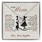 Mom- Love Knot Necklace from Daughter